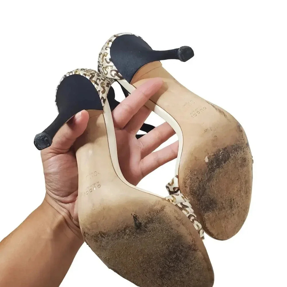 Gucci Cloth Sandal Size 6.5 - Picture 9 of 13